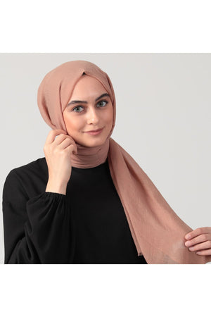 Ultra İnce Şal - Açık Kahve