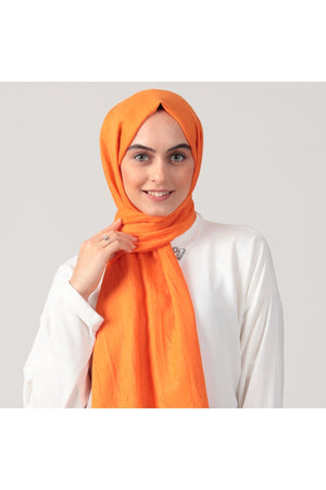 Pamuk Kraş Şal - Oranj