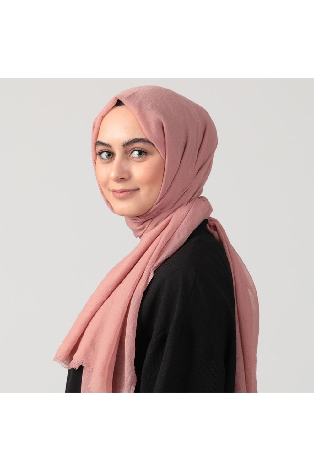 Ultra İnce Şal - Pudra