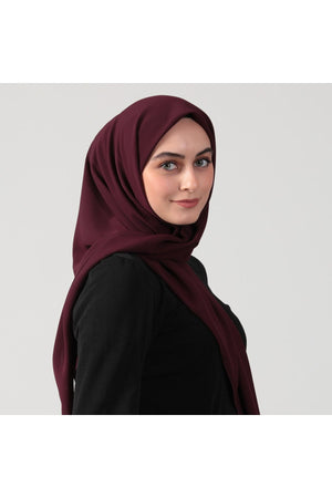 Medine İpeği Eşarp 110 x 110 cm - Mor