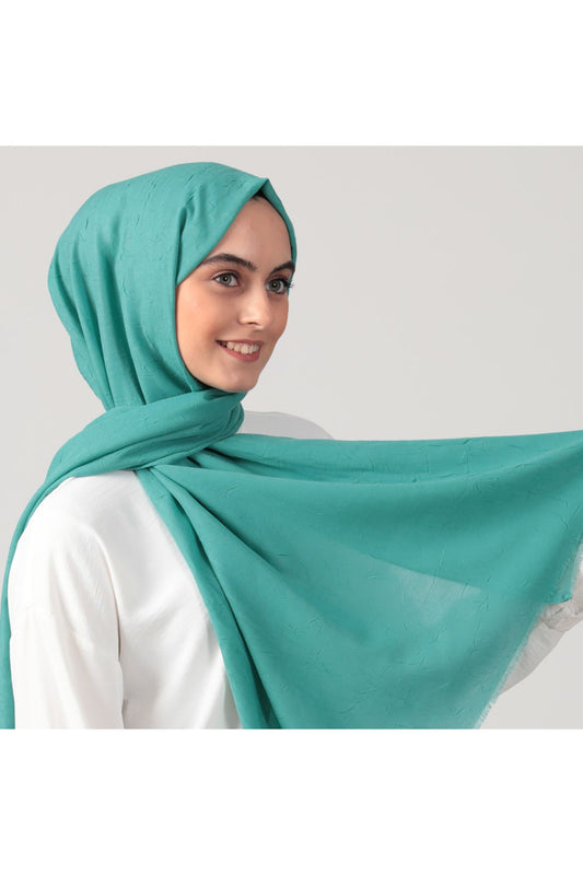 Pamuk Kraş Şal - Cam Göbeği