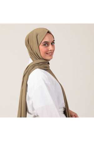 Penye Şal - Olive