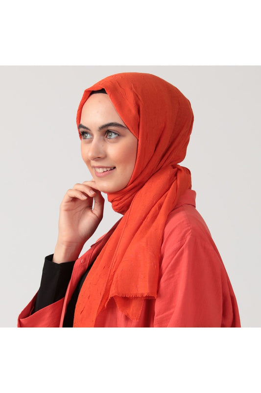 Pamuk Kraş Şal - Nar Çiçeği