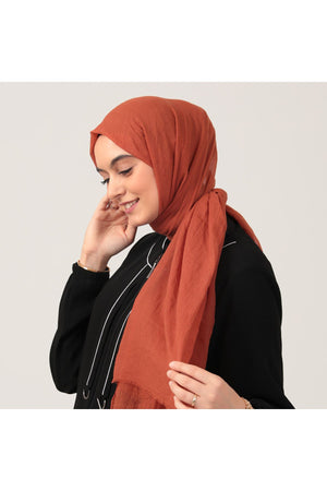 Ultra İnce Şal - Kiremit
