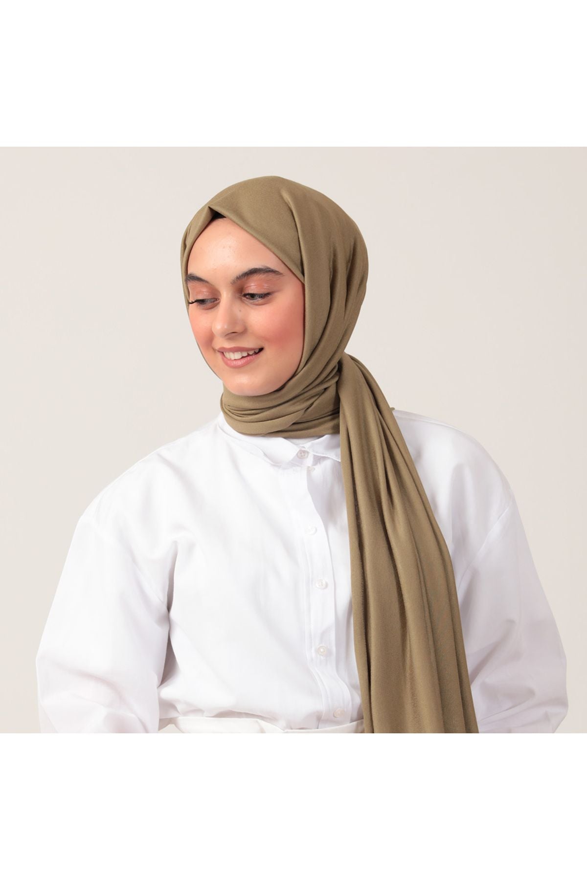 Penye Şal - Olive