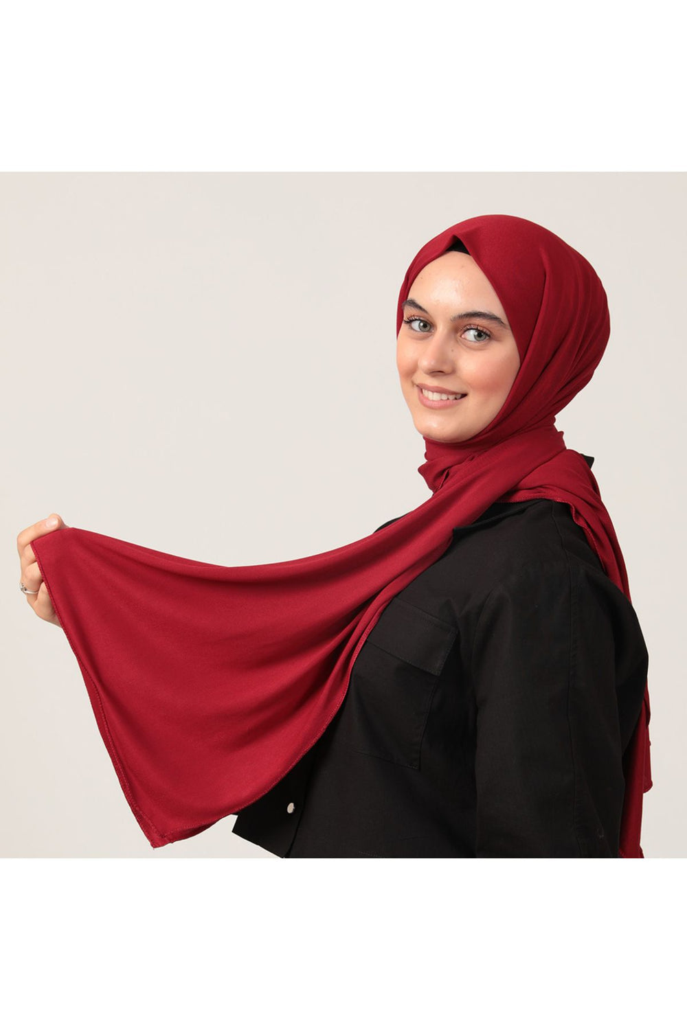 Penye Şal - Vişne