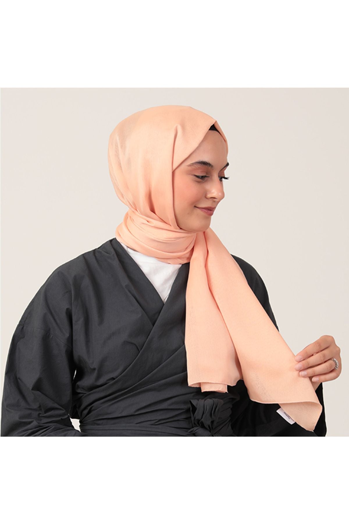 Janjanlı Şifon Şal - Kavuniçi