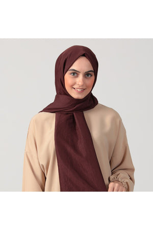 Pamuk Vual Şal - Acı Kahve