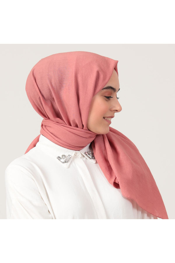 Organik Pamuk Şal - Pembe
