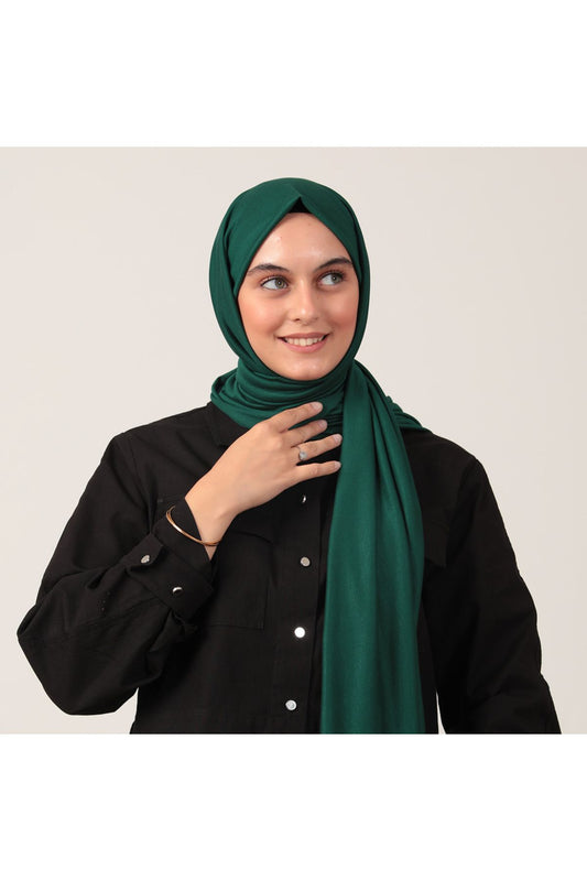 Penye Şal - Zümrüt Yeşili