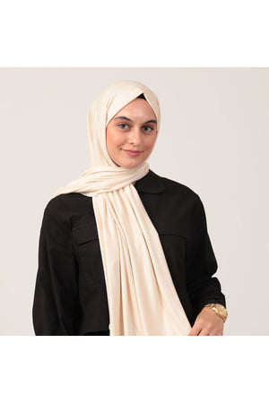 Penye Şal - Ekru