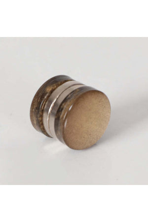 Mıknatıslı Eşarp Klipsi - Simli - Gold