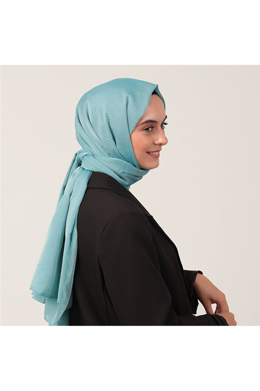 Janjanlı Şifon Şal - Cam Göbeği