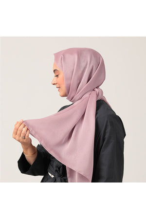 Janjanlı Şifon Şal - Açık Lila