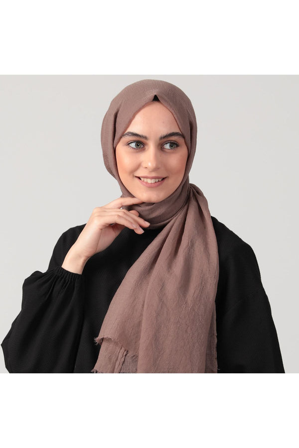Ultra İnce Şal - Vizon