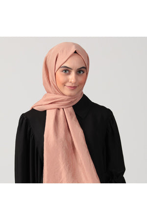 Pamuk Vual Şal - Soğan Kabuğu