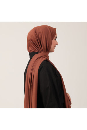 Penye Şal - Koyu Kahve