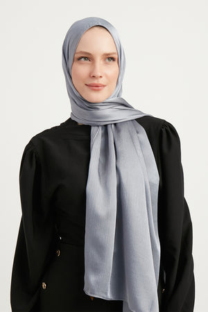 Abiye Şal - Antrasit Mavi