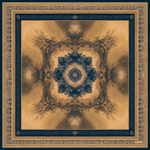 Efilia Desenli Eşarp - Köklerin Aynası - Camel