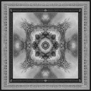 Efilia Desenli Eşarp - Köklerin Aynası - Gri