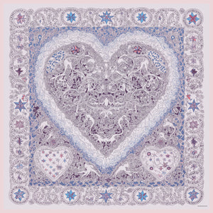 Efilia Desenli Eşarp - Sonsuz Aşk - Lila