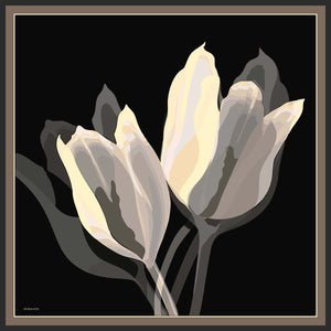 Efilia Desenli Eşarp - Renklerin Lalesi - Vizon