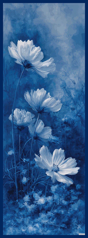 Efilia Desenli Şal - Zamansız Hayal - Lacivert