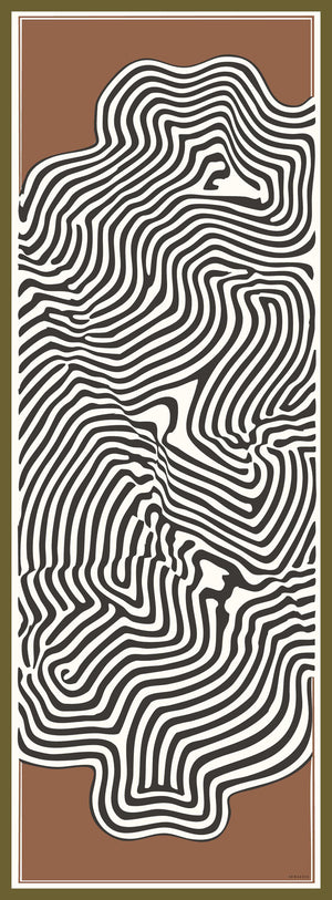 Efilia Desenli Şal - Yaşam İzi - Vizon