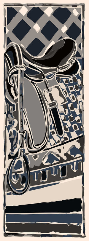 Efilia Desenli Şal - Pastel Yolculuk - Bej