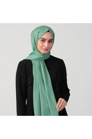 Pamuk İpek Şal - Düz Renk Şal - Fıstık