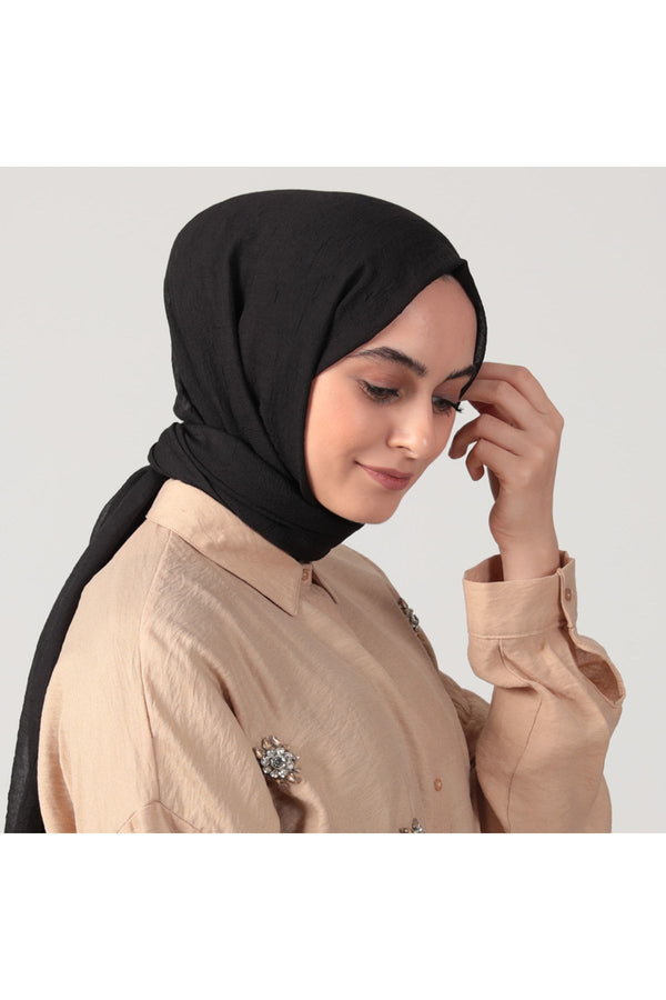 Ultra İnce Şal - Siyah