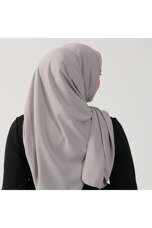 Medine İpeği Eşarp 110 x 110 cm - Taş