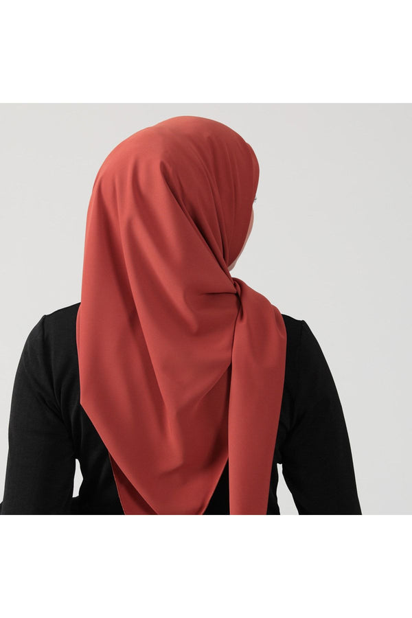 Medine İpeği Eşarp 110 x 110 cm - Tarçın