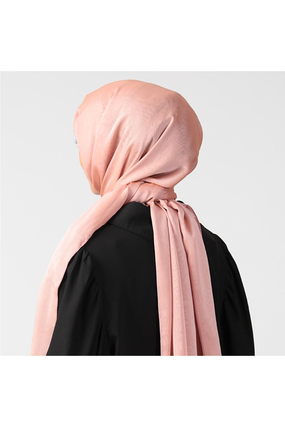 Janjanlı Şifon Şal - Pudra