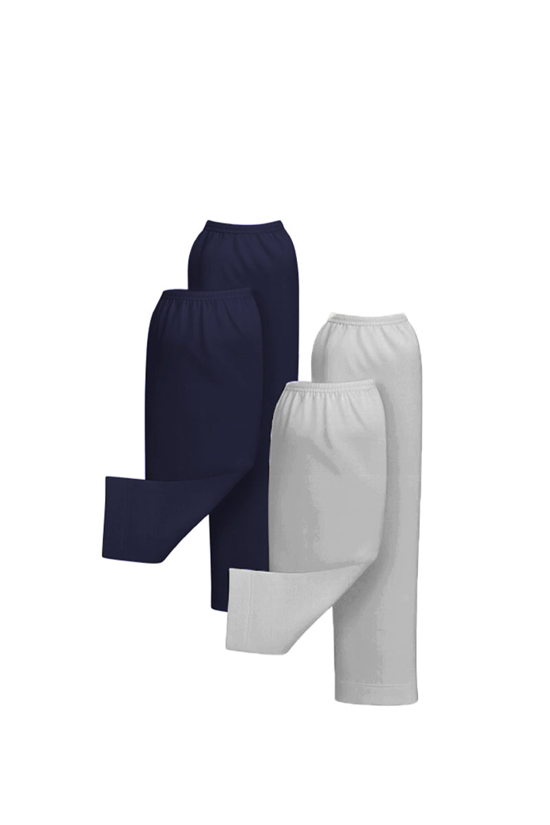 2'li Tesettür Kolluk Set - Lacivert Gri