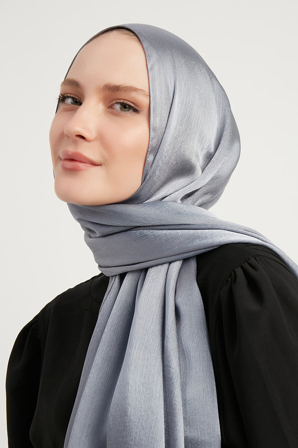 Abiye Şal - Antrasit Mavi