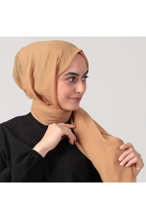 Ultra Ince Pamuk Şal - Hardal