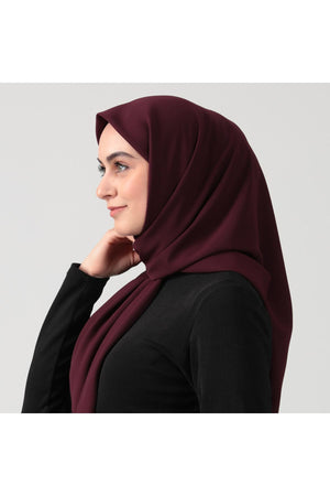 Medine İpeği Eşarp 110 x 110 cm - Mor