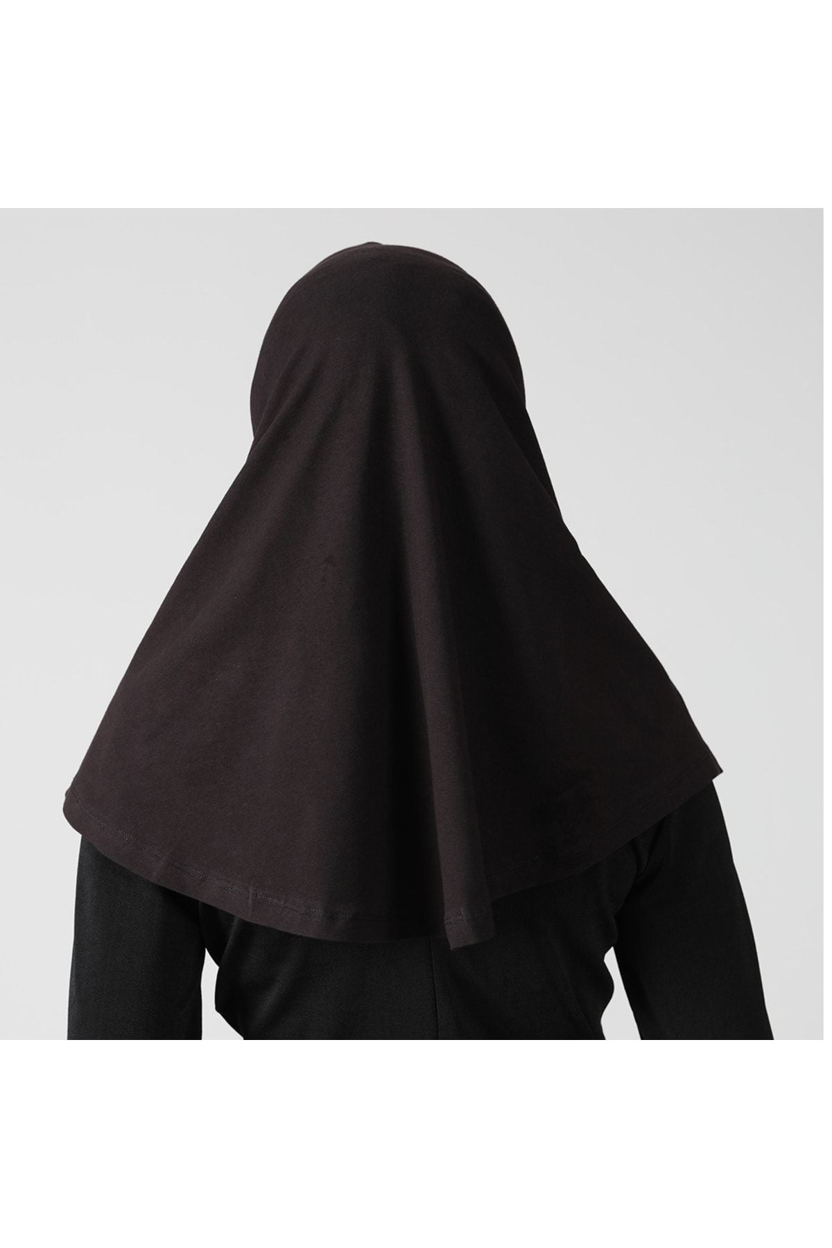 Boyunluklu Hijab Bone - Çapraz - Siyah