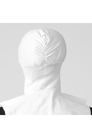 Boyunluklu Hijab Bone - Özel Üretim - Ekru