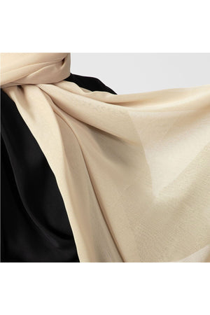 Janjanlı Şifon Şal - Hasat Sarı