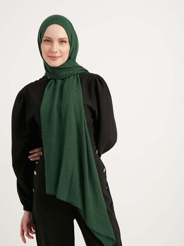 Ultra İnce Şal - Çam Yeşili