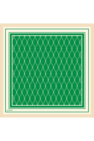 Pamuk Ipek Eşarp - Dalga Desen - Benetton