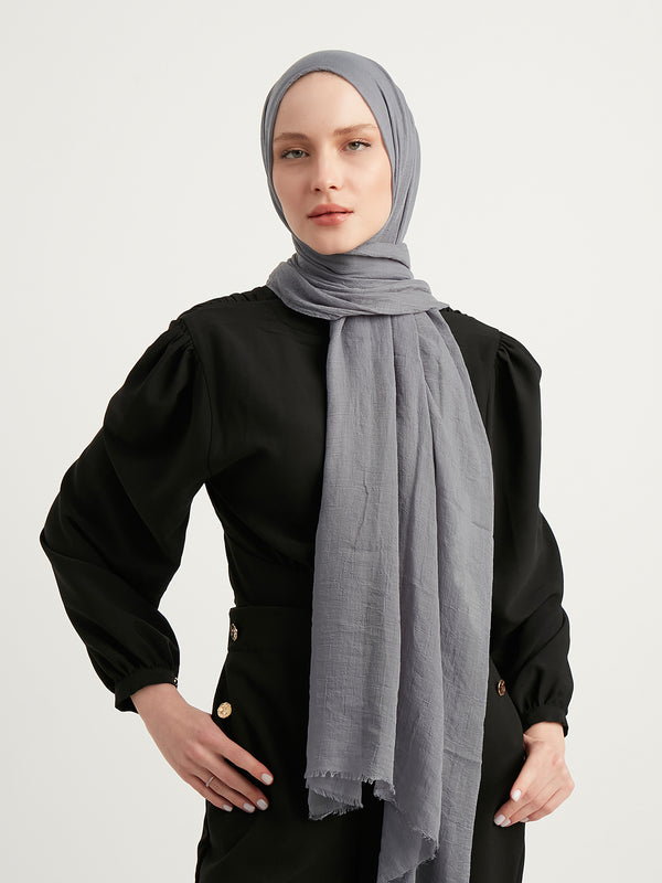 Ultra İnce Şal - Gri