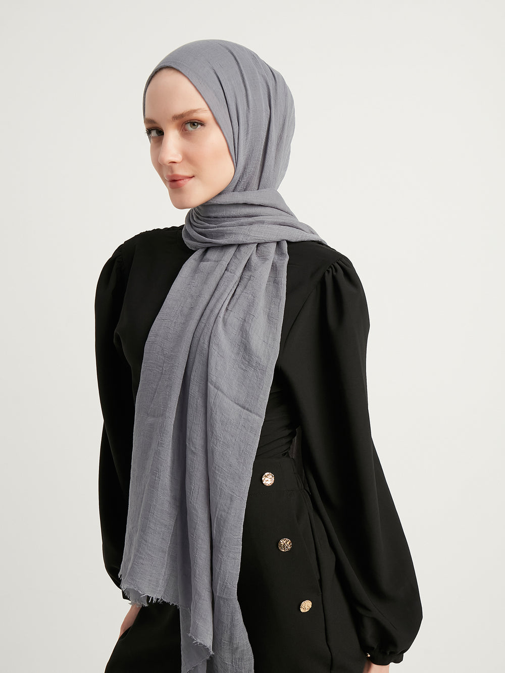 Ultra İnce Şal - Gri