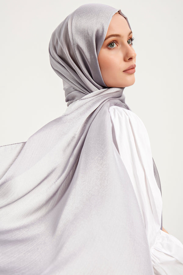 Abiye Şal - Gümüş