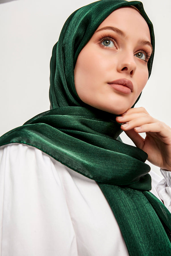 Abiye Şal - Zümrüt Yeşili