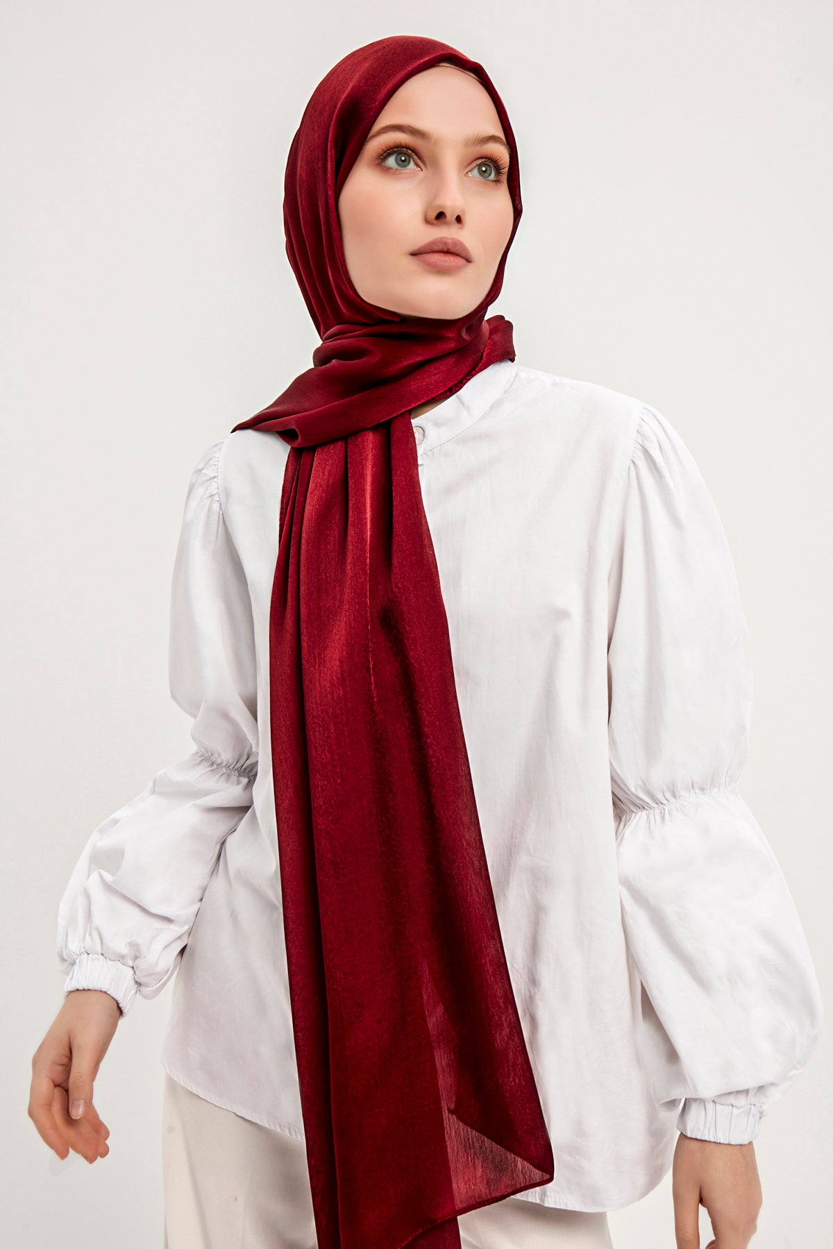 Abiye Şal - Bordo