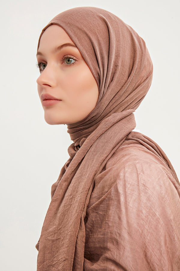 Ultra İnce Şal - Vizon
