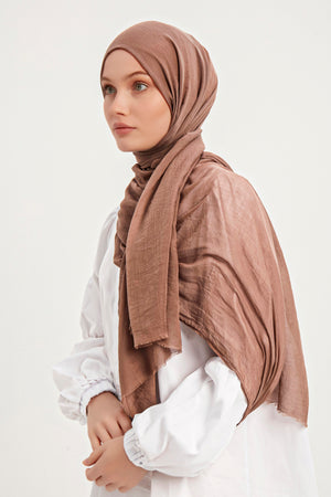 Ultra İnce Şal - Vizon